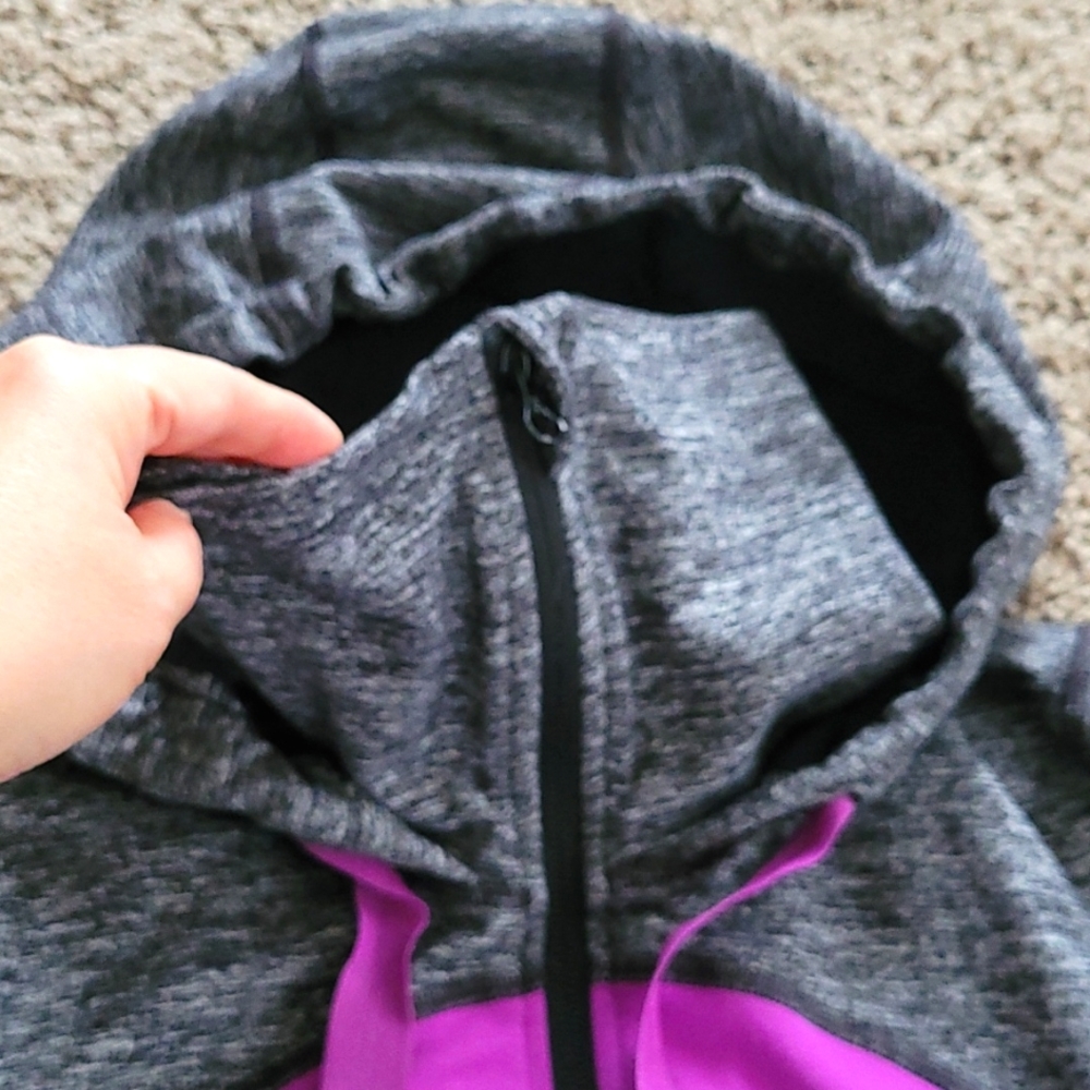 Lululemon Gray Purple Stride Jacket Size 8 - Picture 8 of 11
